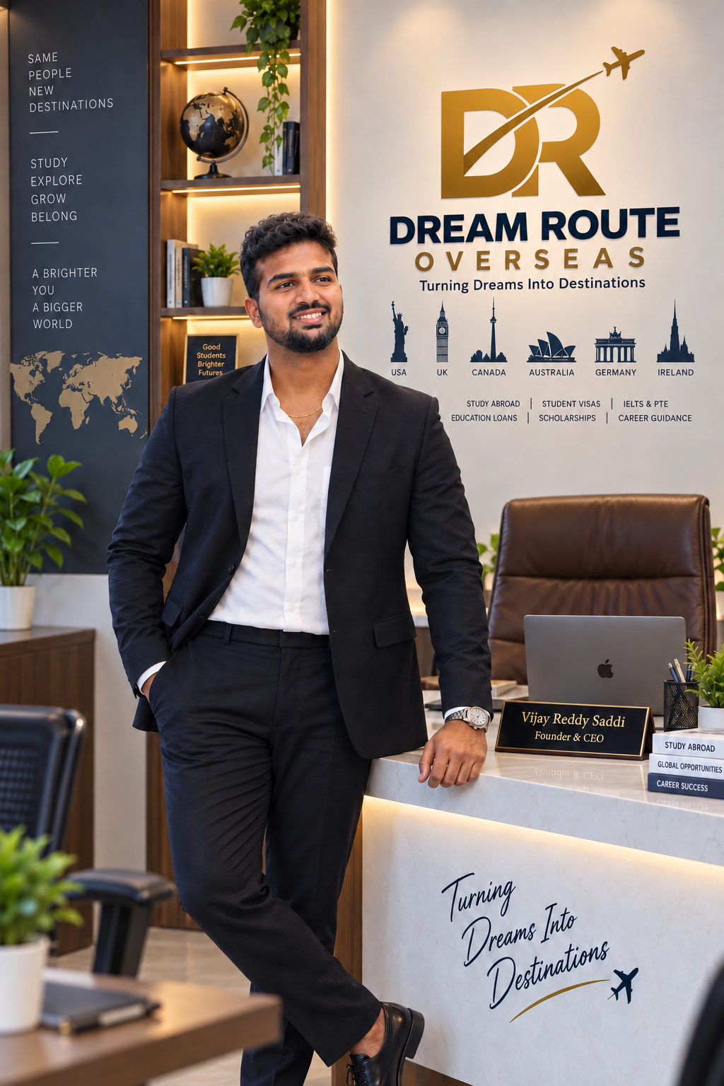 Vijay Reddy Saddi - Founder and CEO of Dream Route Overseas